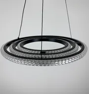 Підвісна світлодіодна люстра Horizon D8702-400-3 BK 94W  - фото 12