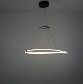 Підвісна LED-люстра Contour D166-600 BK 110W