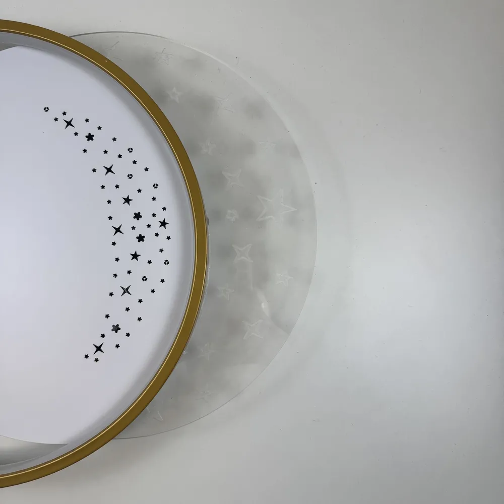 Стельова LED-люстра Starfall A12-6/2-500C WH+GD 130W  - фото 8