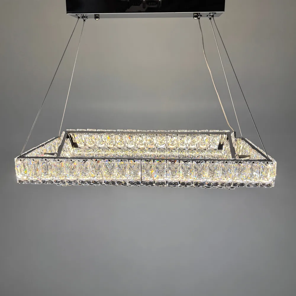 Підвісна кришталева люстра Earl Bright D8889/500-2 CH 188W 