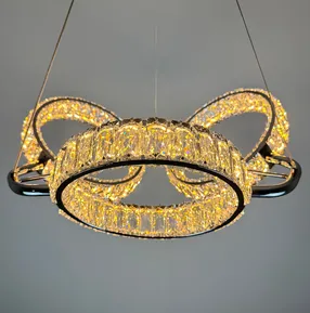 Підвісна кришталева люстра Earl Bright D8888-600-3 CH 150W