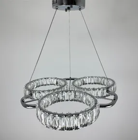 Підвісна кришталева люстра Earl Bright D8888-600-3 CH 150W