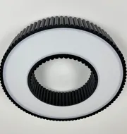 Стельовий світлодіодний світильник Corruga 9017-500 BK 120W  - фото 4