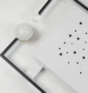 Стельова LED-люстра Starfall A3021-500S BK+WH 120W  - фото 12