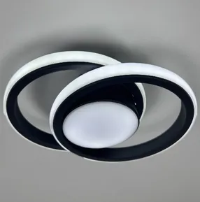 Стельова LED-люстра Simple Forms 8820-240C BK 100W