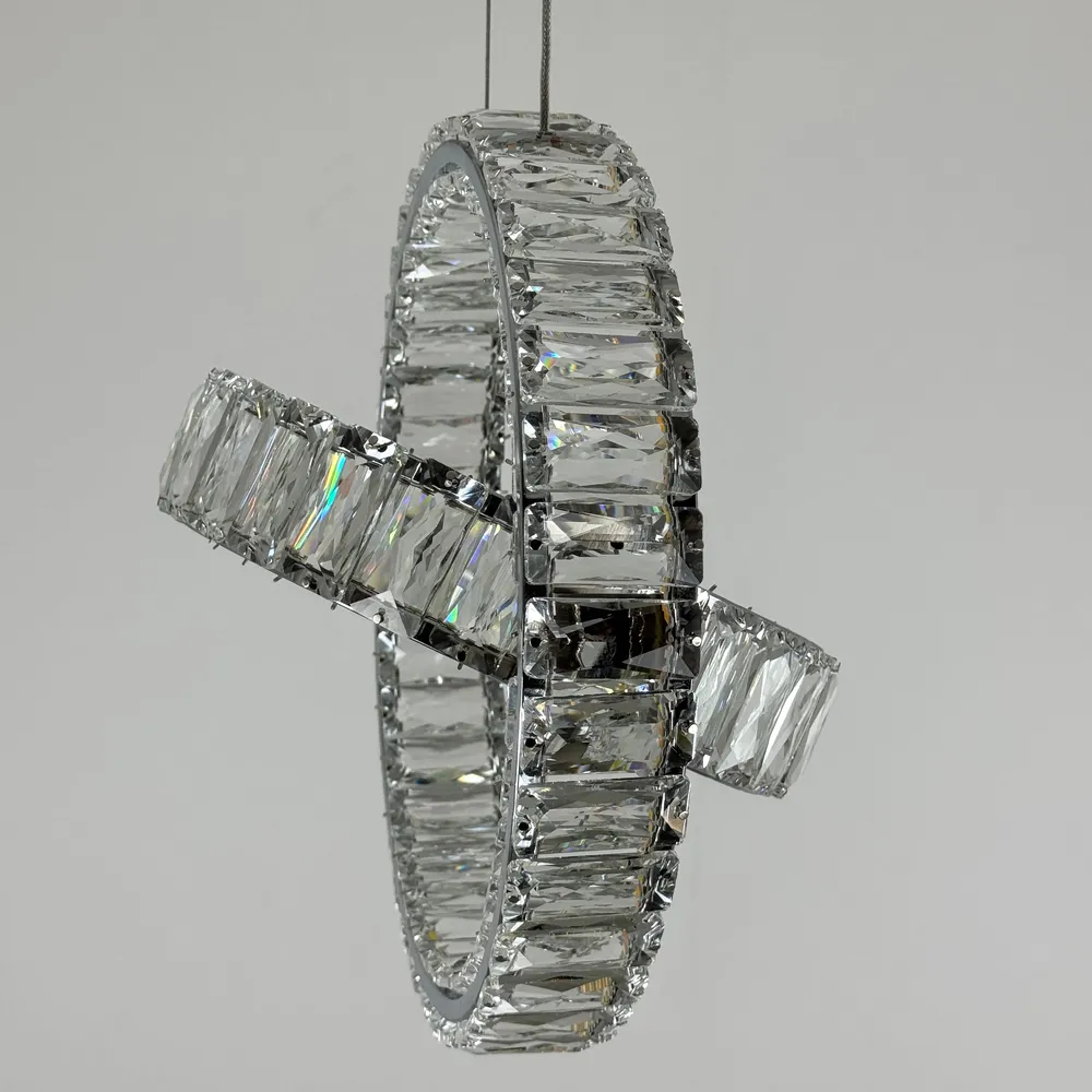 Pendant Crystal Chandelier Earl Bright D8886/300-2A CH 106W  - фото 7