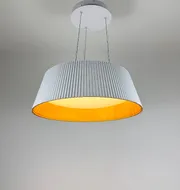 Підвісна люстра з декоративним абажуром Corruga BESMA 9065-450 WH 100W  - фото 6