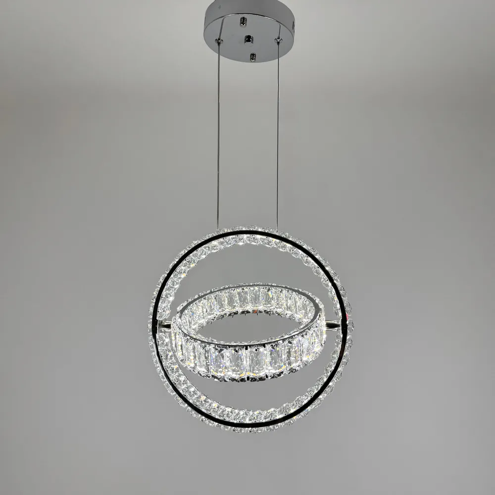 Pendant Crystal Chandelier Earl Bright D8886/300-2A CH 106W  - фото 3