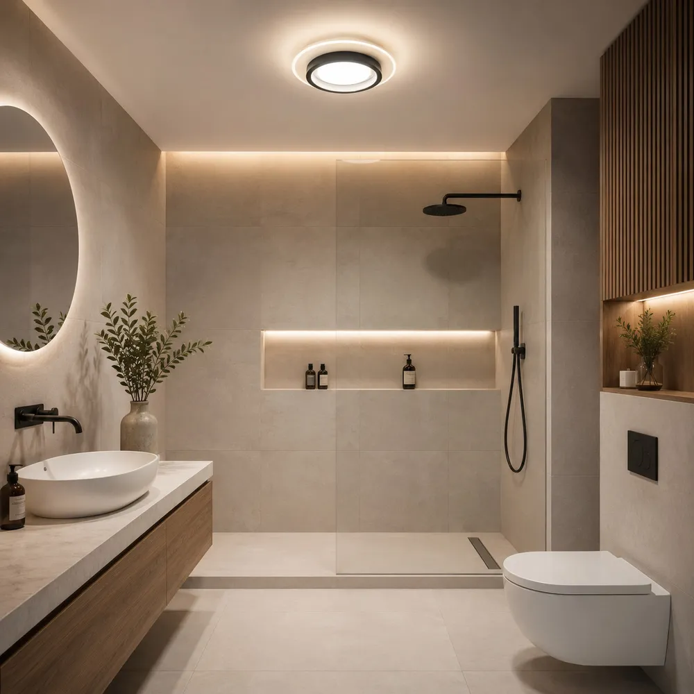 Ceiling Chandeliers “Mini” B371-240C BK+WH 72W 