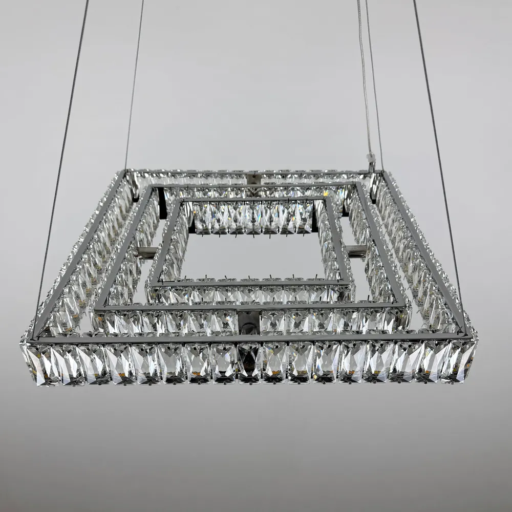 Pendant Crystal Chandelier Earl Bright D8892-450-3 CH  - фото 8