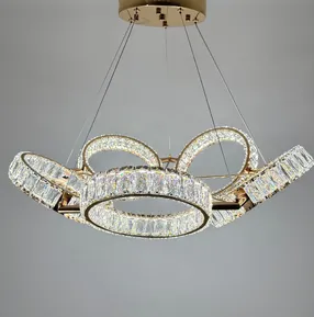 Підвісна кришталева люстра Earl Bright D8888-700-5 FGD 250W