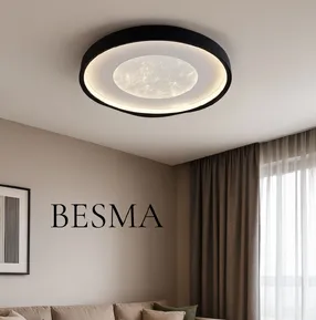 Стельовий світлодіодний світильник Marble A3092-500 BK+WH 100W