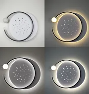 Стельова LED-люстра Starfall A3021-500C BK+WH 120W  - фото 5