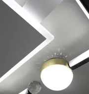 Стельова LED-люстра Starfall A3021-500S BK+WH 120W  - фото 6
