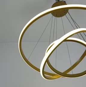 Люстра підвісна Modern Ring's 3213-60-40-20C GD A 96W