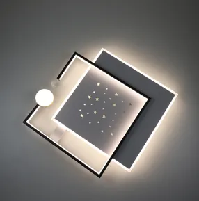 Стельова LED-люстра Starfall A3021-500S BK+WH 120W