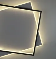 Стельова LED-люстра Simple Forms A3301-1-500 BK+WH 140W  - фото 6