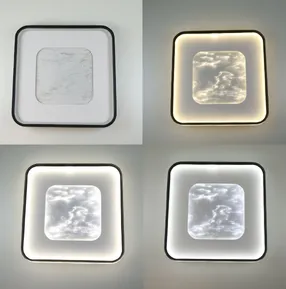 Стельовий світлодіодний світильник Marble A3091-500S BK+WH 120W