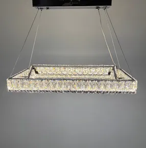 Підвісна кришталева люстра Earl Bright D8889/500-2 CH 188W