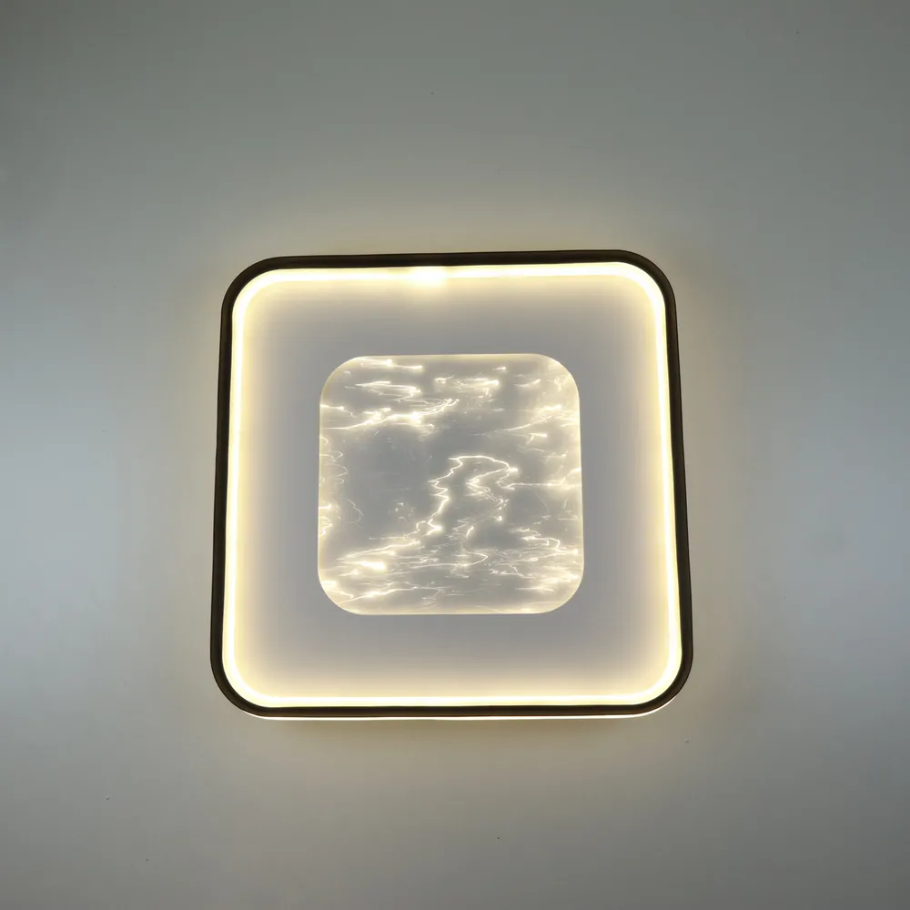 Потолочный светодиодный светильник Marble A3091-500S BK+WH 120W  - фото 9