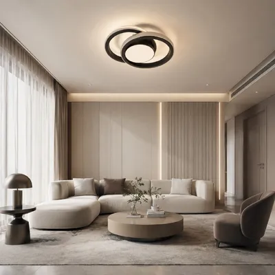 Стельова LED-люстра Simple Forms 8820-240C BK 100W