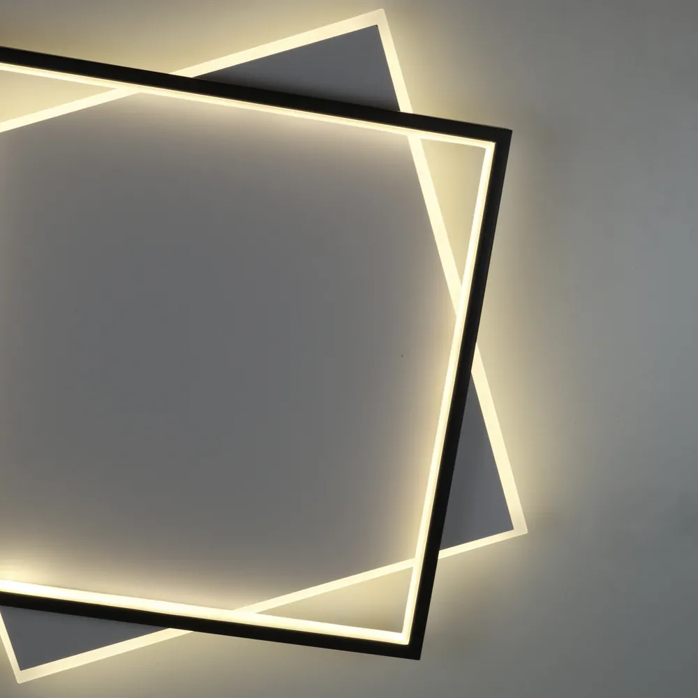 Стельова LED-люстра Simple Forms A3301-1-500 BK+WH 140W  - фото 6