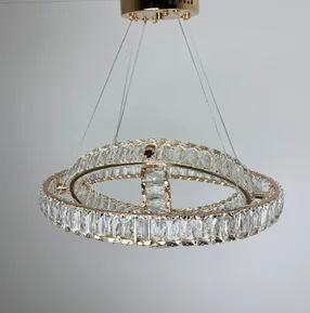 Підвісна кришталева люстра Earl Bright D8897-500-3 FGD 150W