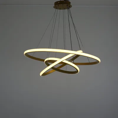 Люстра підвісна Modern Ring's 3213-60-40-20C GD A 96W