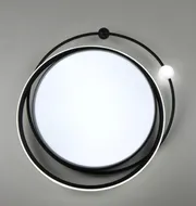 Стельовий світлодіодний світильник Simple Forms 8828-500C BK 140W  - фото 3
