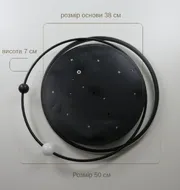 Стельовий світлодіодний світильник Simple Forms 8828-500C BK 140W  - фото 10