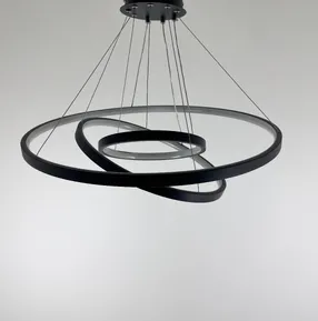 Люстра підвісна Modern Ring's 3213-60-40-20C BK B 110W