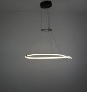 Підвісна LED-люстра Contour D166-600 BK 110W  - фото 7