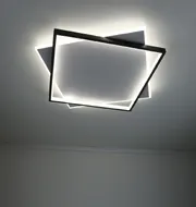 Стельова LED-люстра Simple Forms A3301-1-500 BK+WH 140W  - фото 7