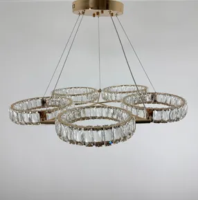 Підвісна кришталева люстра Earl Bright D8888-700-5 FGD 250W
