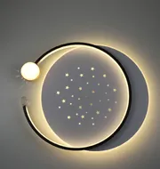 Стельова LED-люстра Starfall A3021-500C BK+WH 120W  - фото 7