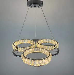 Підвісна кришталева люстра Earl Bright D8888-600-3 CH 150W