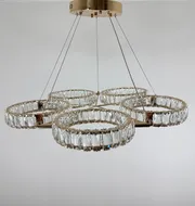 Підвісна кришталева люстра Earl Bright D8888-700-5 FGD 250W  - фото 9