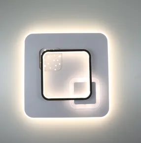 Стельова LED-люстра Starfall A3055-500S BK+WH 140W