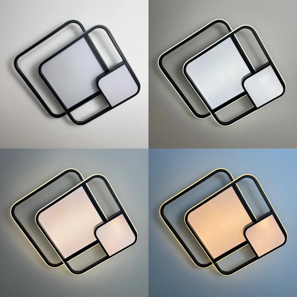 Потолочная LED-люстра Simple Forms 8871-500 BK 140W  - фото 10