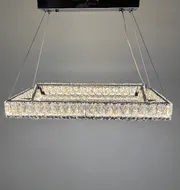Підвісна кришталева люстра Earl Bright D8889/500-2 CH 188W 