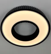 Стельовий світлодіодний світильник Corruga 9017-500 BK 120W  - фото 5