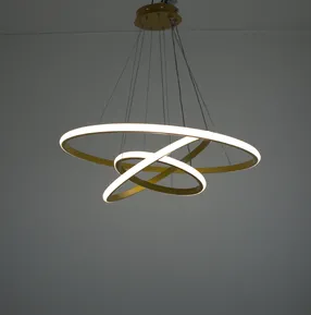 Люстра підвісна Modern Ring's 3213-60-40-20C GD A 96W