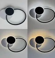 Люстри Стельові Halo A3011-500C BK+WH  - фото 3