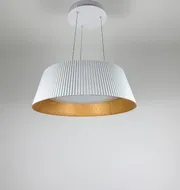 Підвісна люстра з декоративним абажуром Corruga BESMA 9065-450 WH 100W  - фото 5