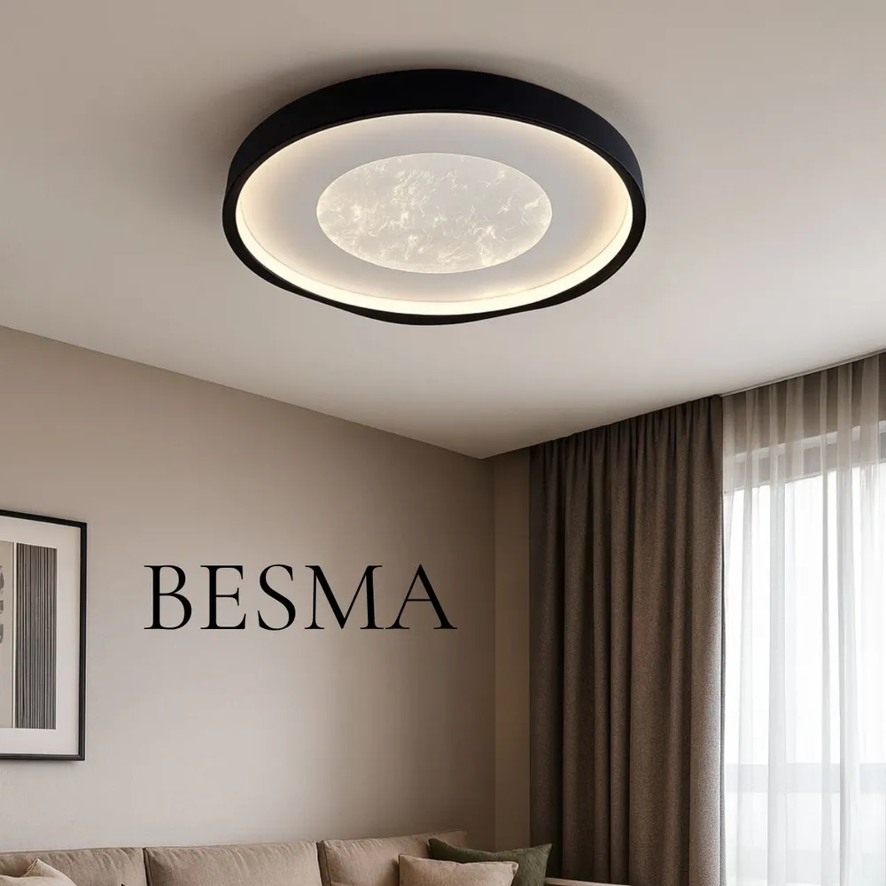 Ceiling LED Light Marble A3092-500 BK+WH 100W 