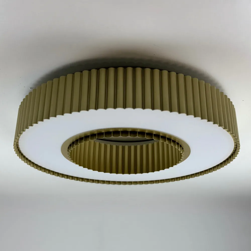 Стельовий світлодіодний світильник Corruga 9017-500 GD 120W  - фото 3