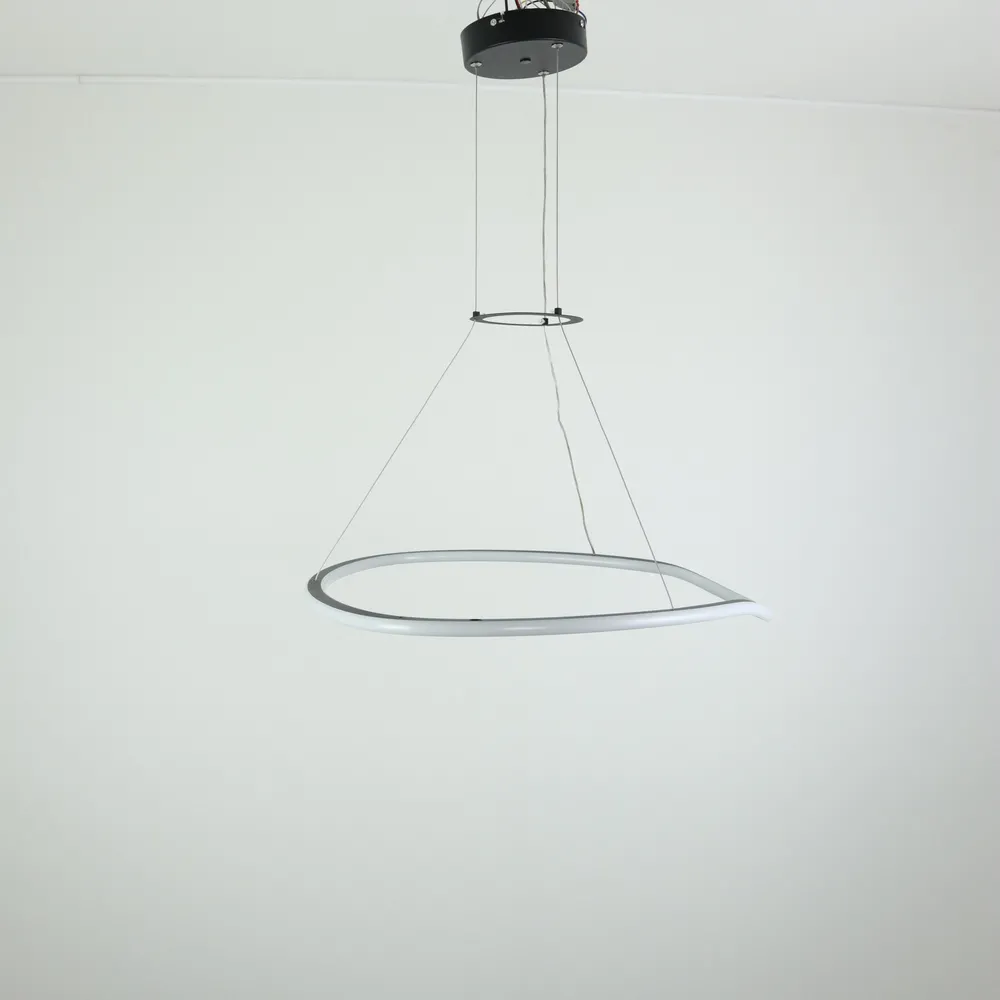 Підвісна LED-люстра Contour D166-600 BK 110W  - фото 6