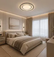 Ceiling Chandeliers “Orbit” A3050-500C BK+WH 100W 
