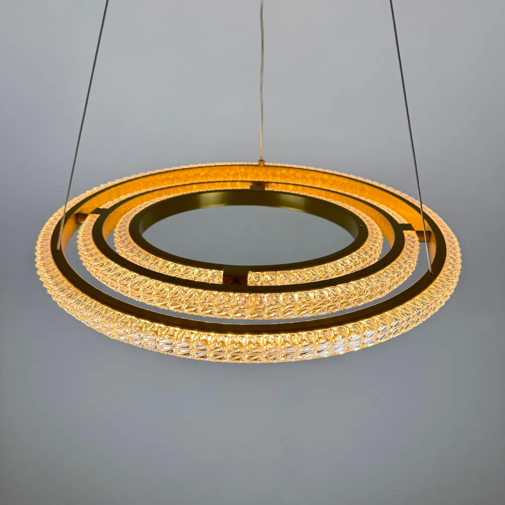 Підвісна світлодіодна люстра Horizon D8702-400-3 GD  - фото 9