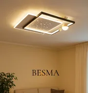 Стельова LED-люстра Starfall A3021-500S BK+WH 120W 